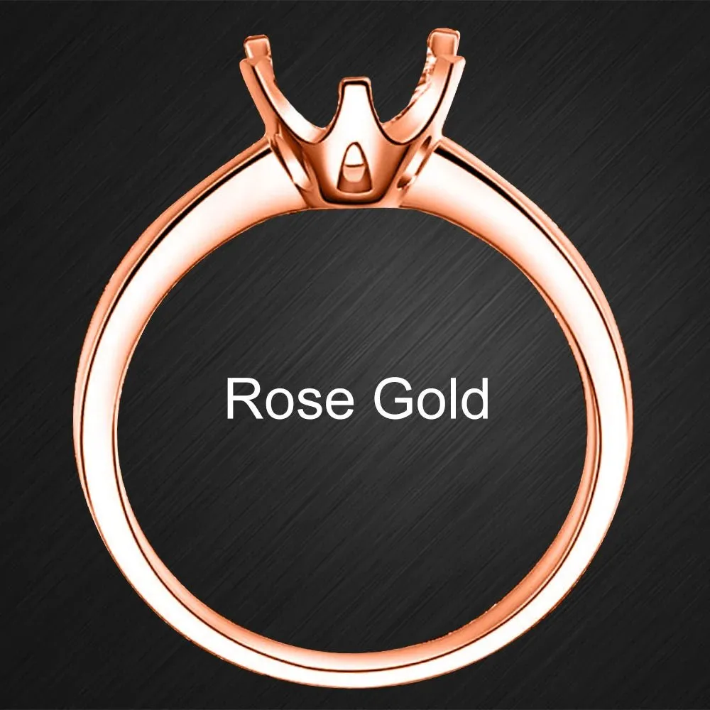 14k Gold Moissanite Ring Yellow Wedding Woman Jewelry For Proposal