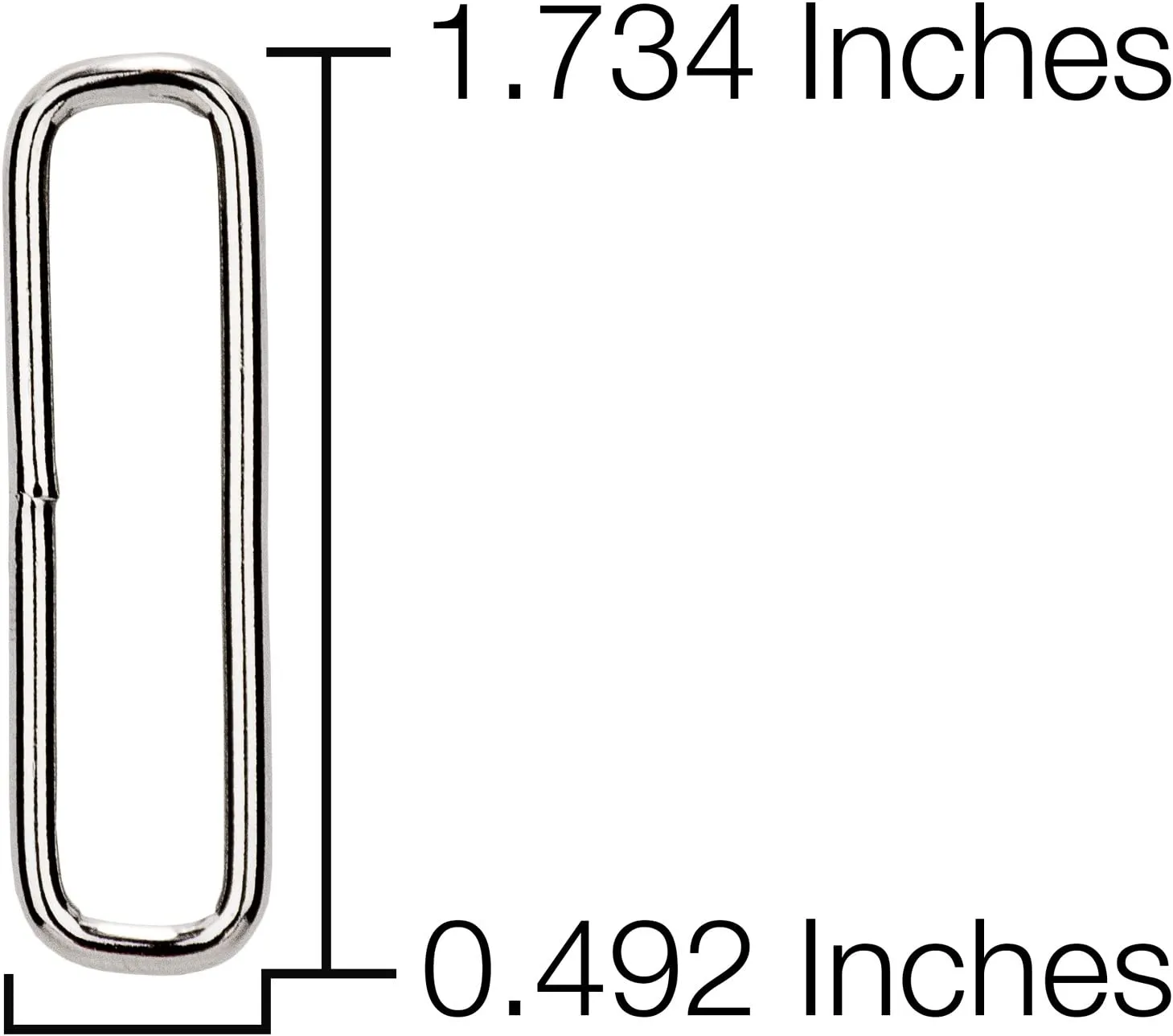 1½" RECTANGLE Rings SET OF 4 Perfect For ByAnnie Patterns