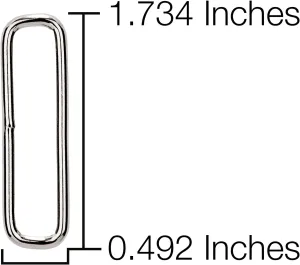 1½" RECTANGLE Rings SET OF 4 Perfect For ByAnnie Patterns
