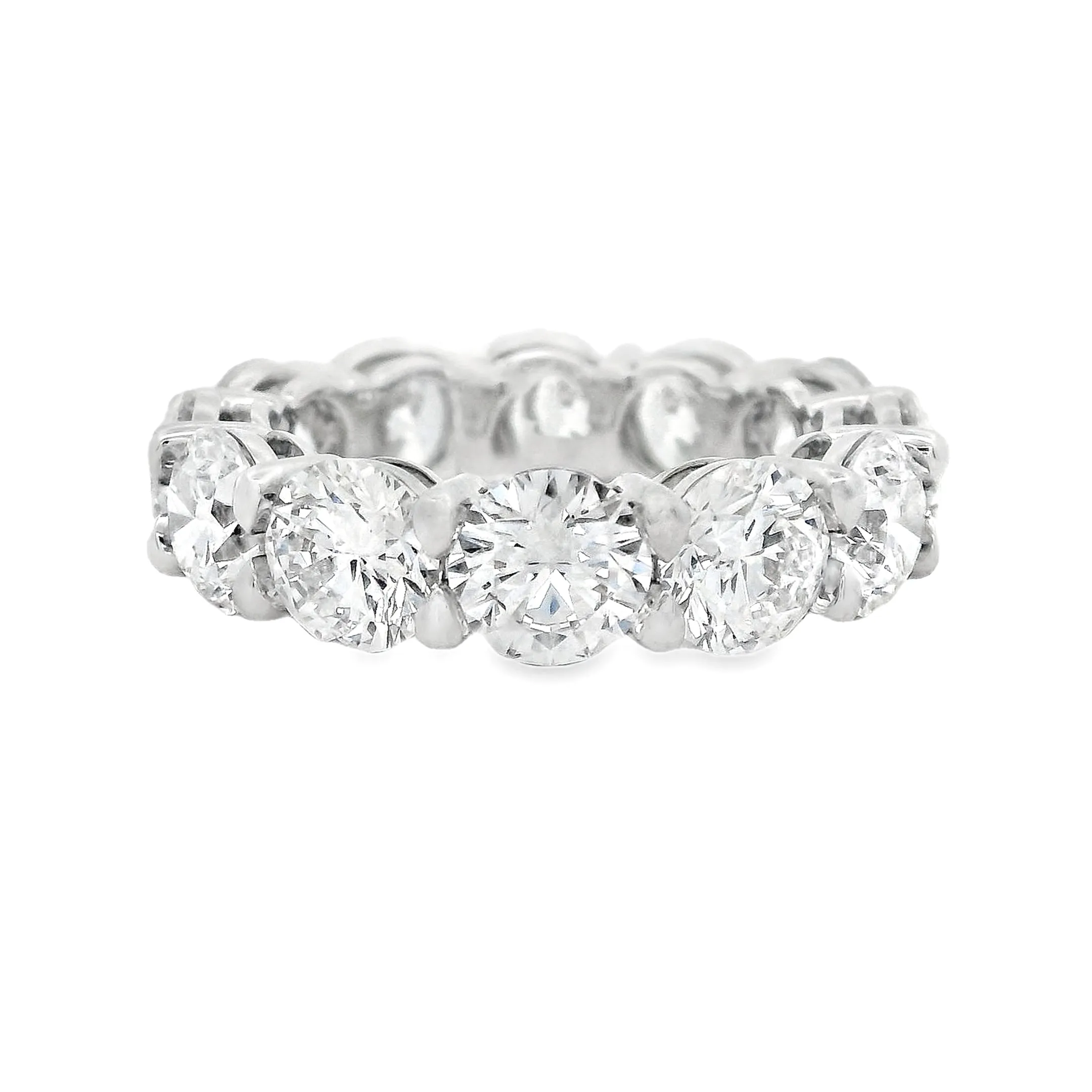 8.46ct Platinum Diamond Eternity Band