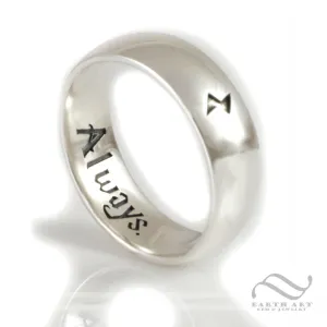 Always - Mens Wedding Band or Promise Ring