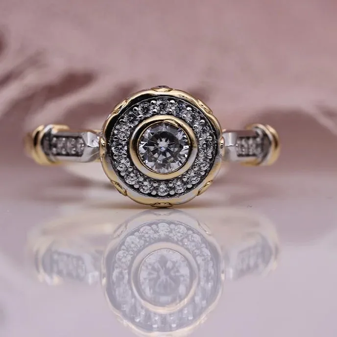 Amelie Halo Engagement Ring