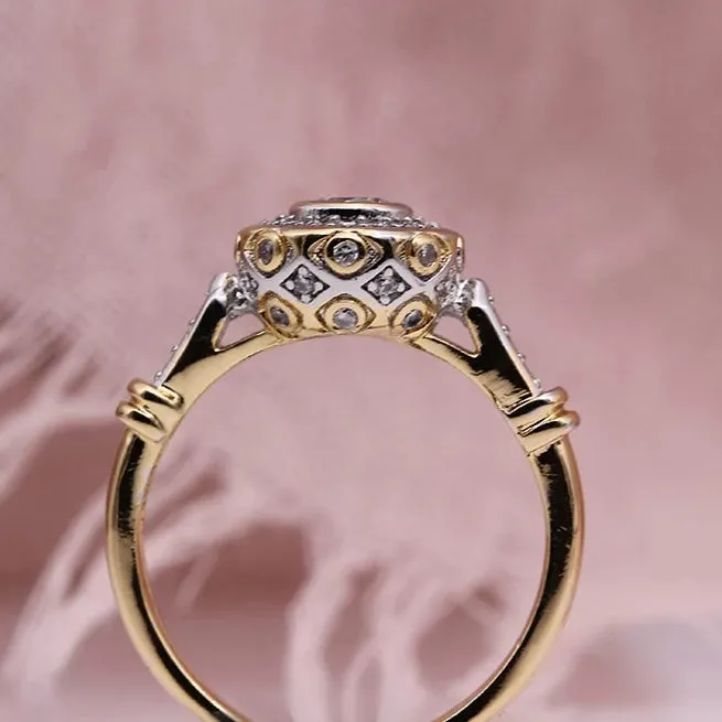 Amelie Halo Engagement Ring
