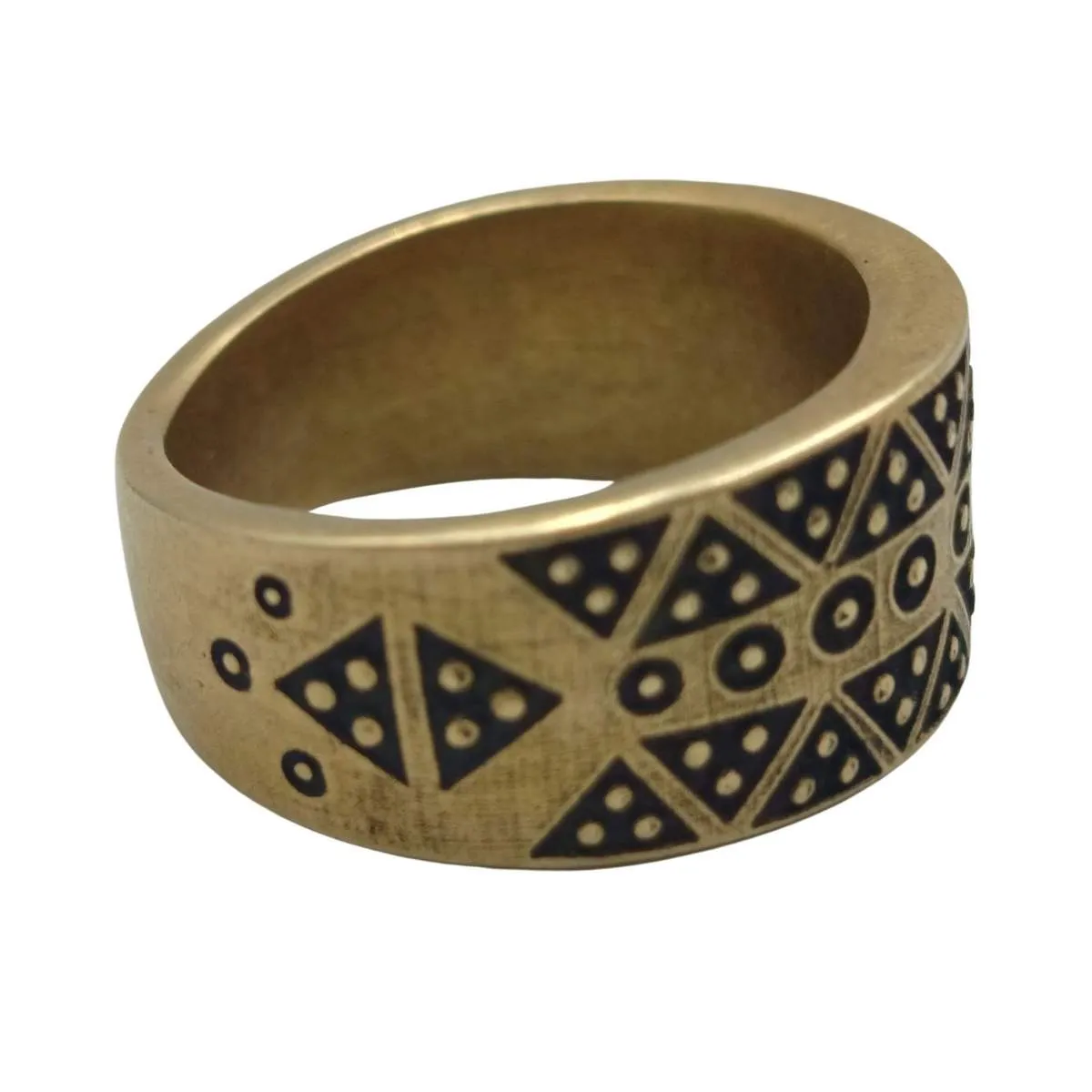 Ancient Viking ring from bronze