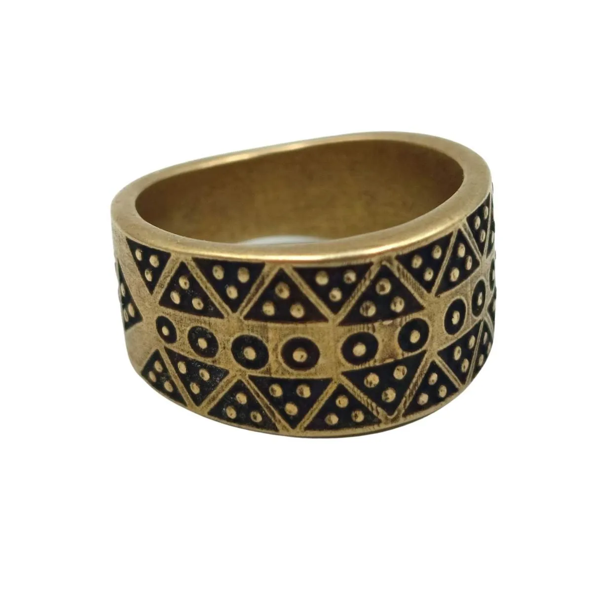 Ancient Viking ring from bronze