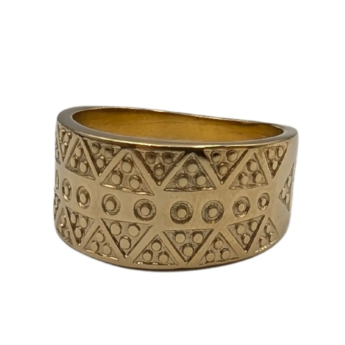 Ancient Viking ring from bronze