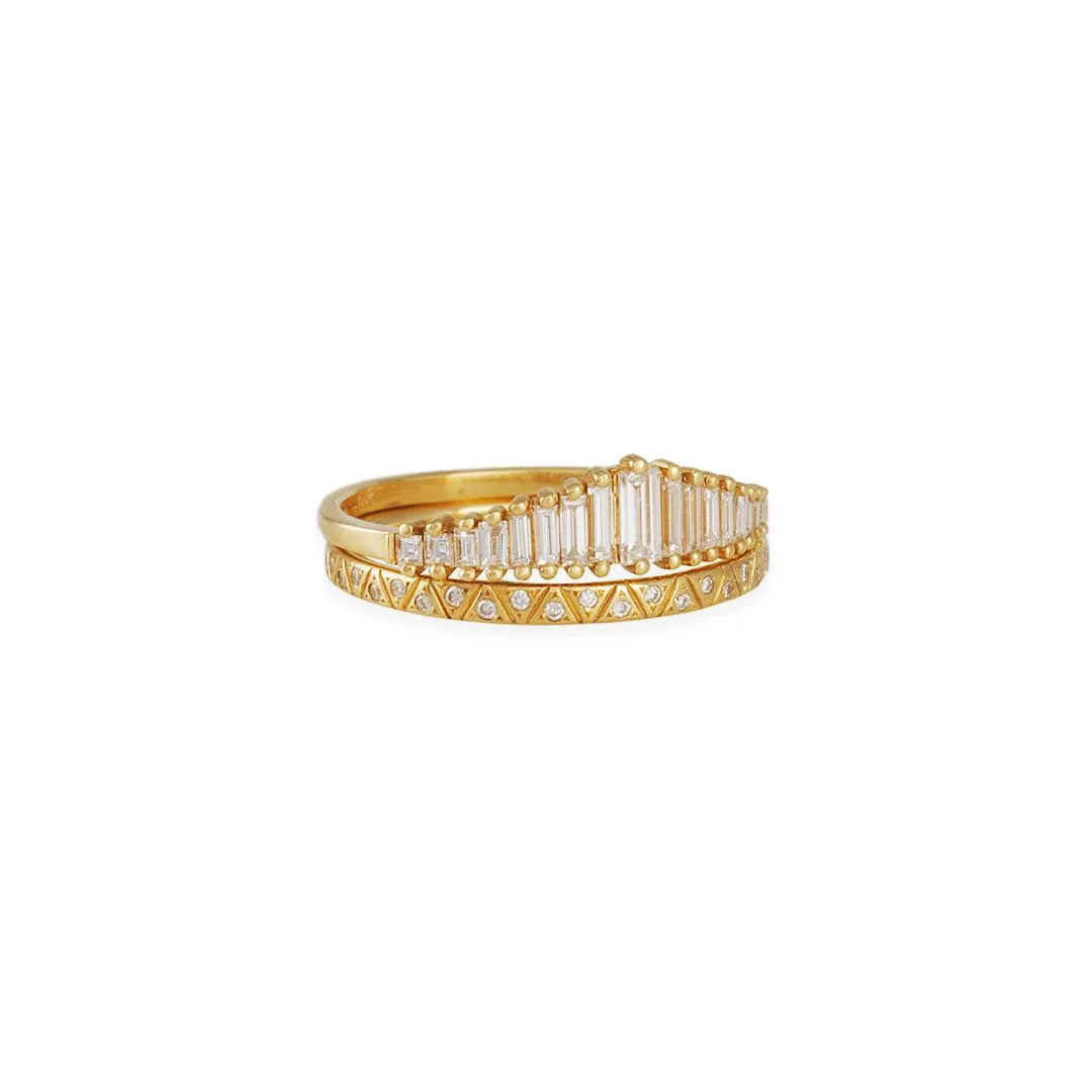 Artëmer - Geometric Pattern Diamond Eternity Band