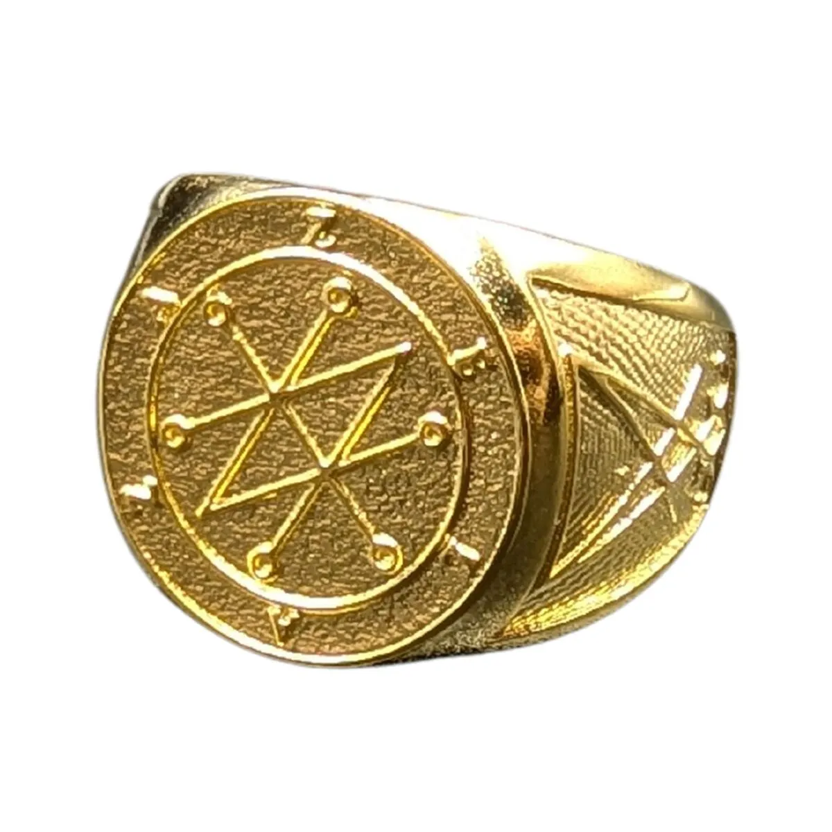 Azazel sigil demon bronze ring