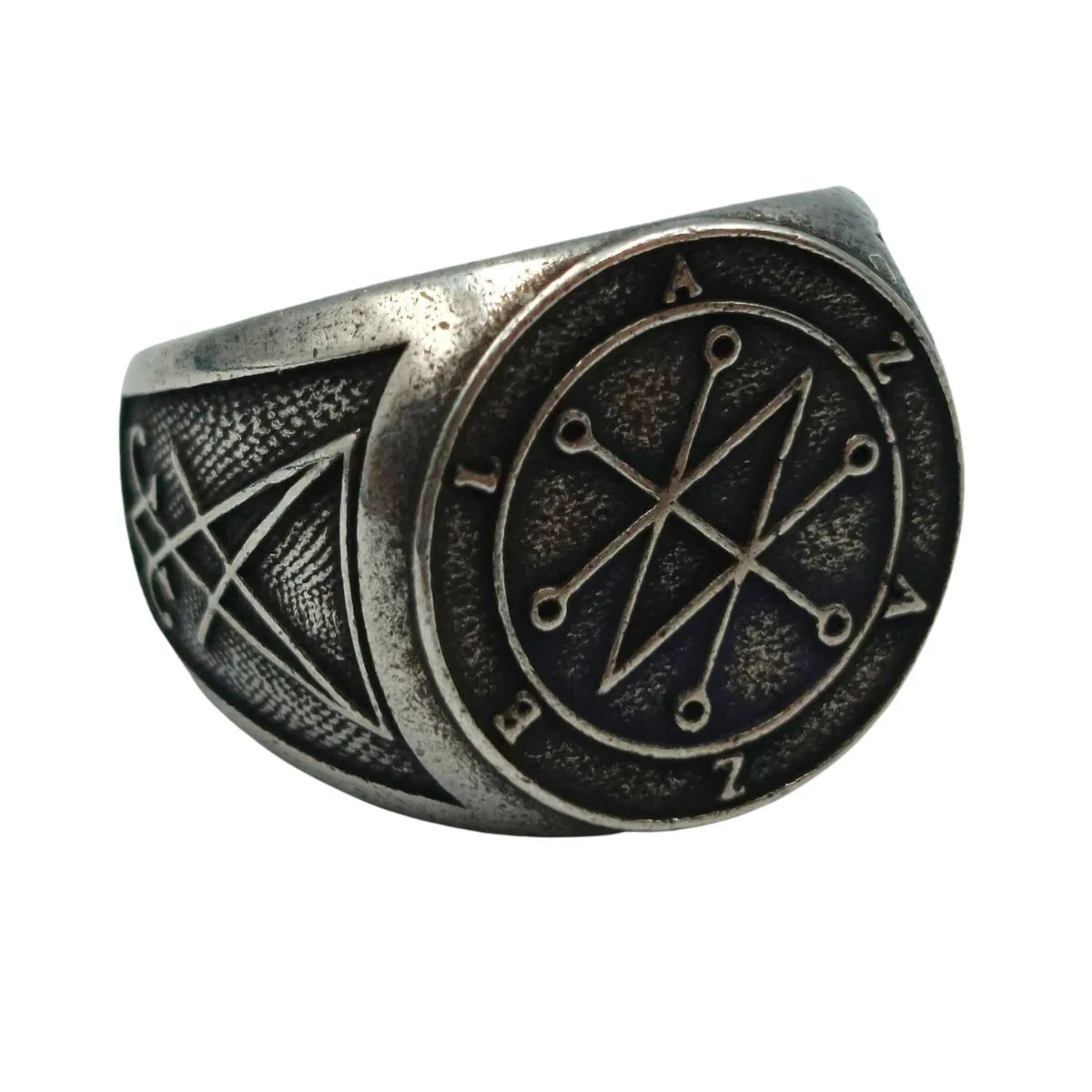 Azazel sigil demon bronze ring