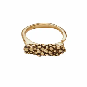 CAVIAR BRONZE ADJUSTABLE RING
