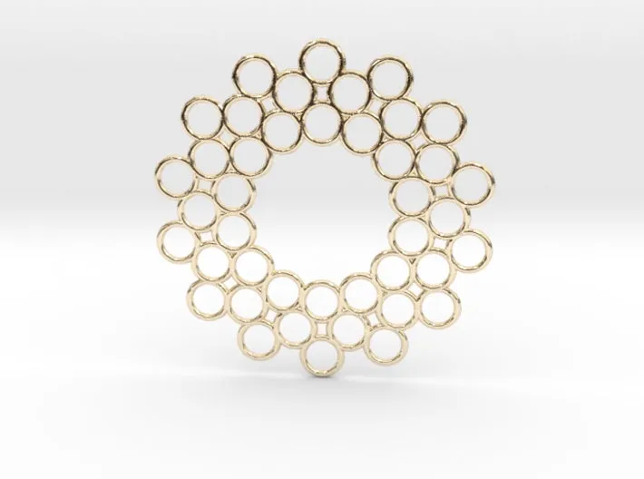 Circle Around Pendant (Metal)