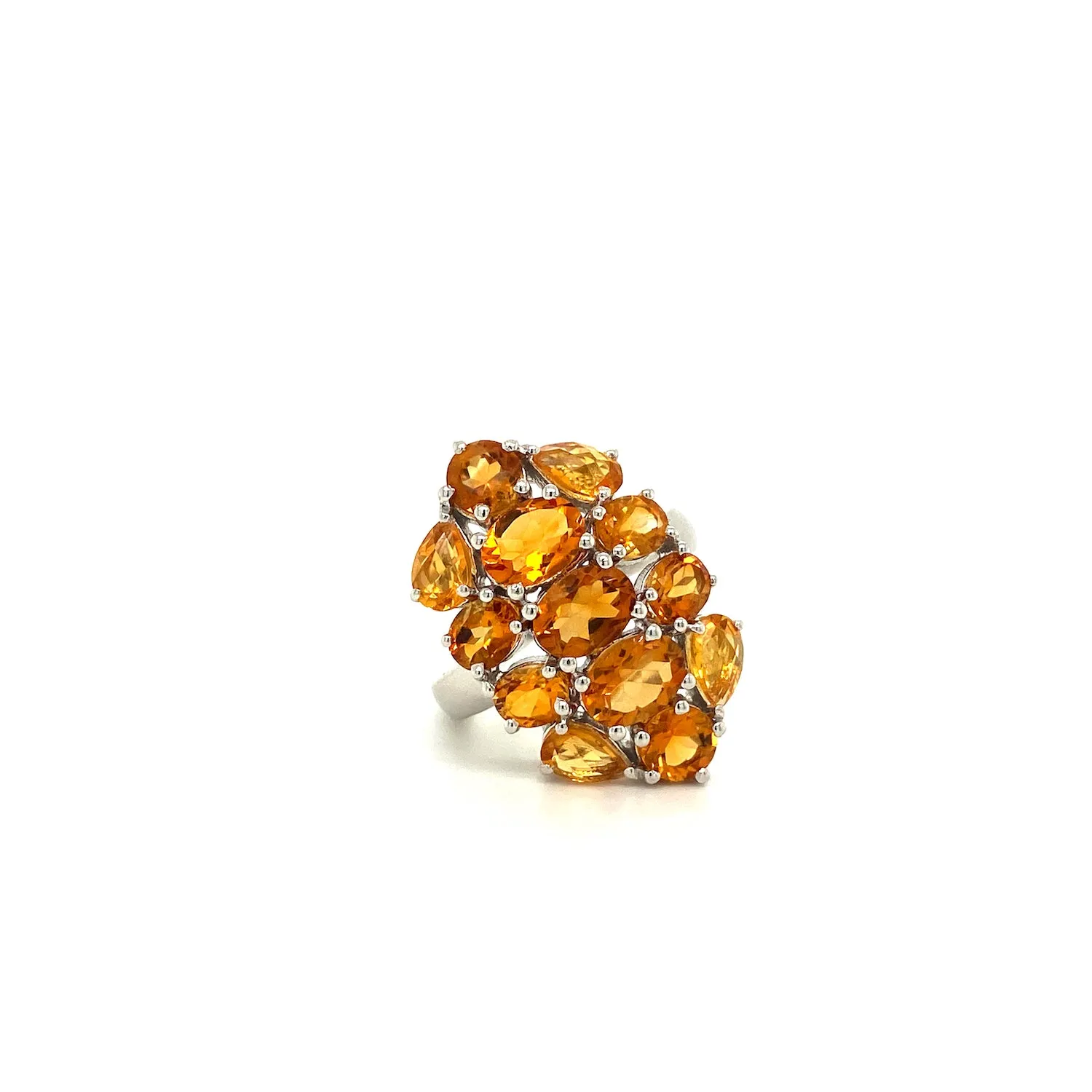 Citrine Ring in .925 Sterling Silver KSR -  11780