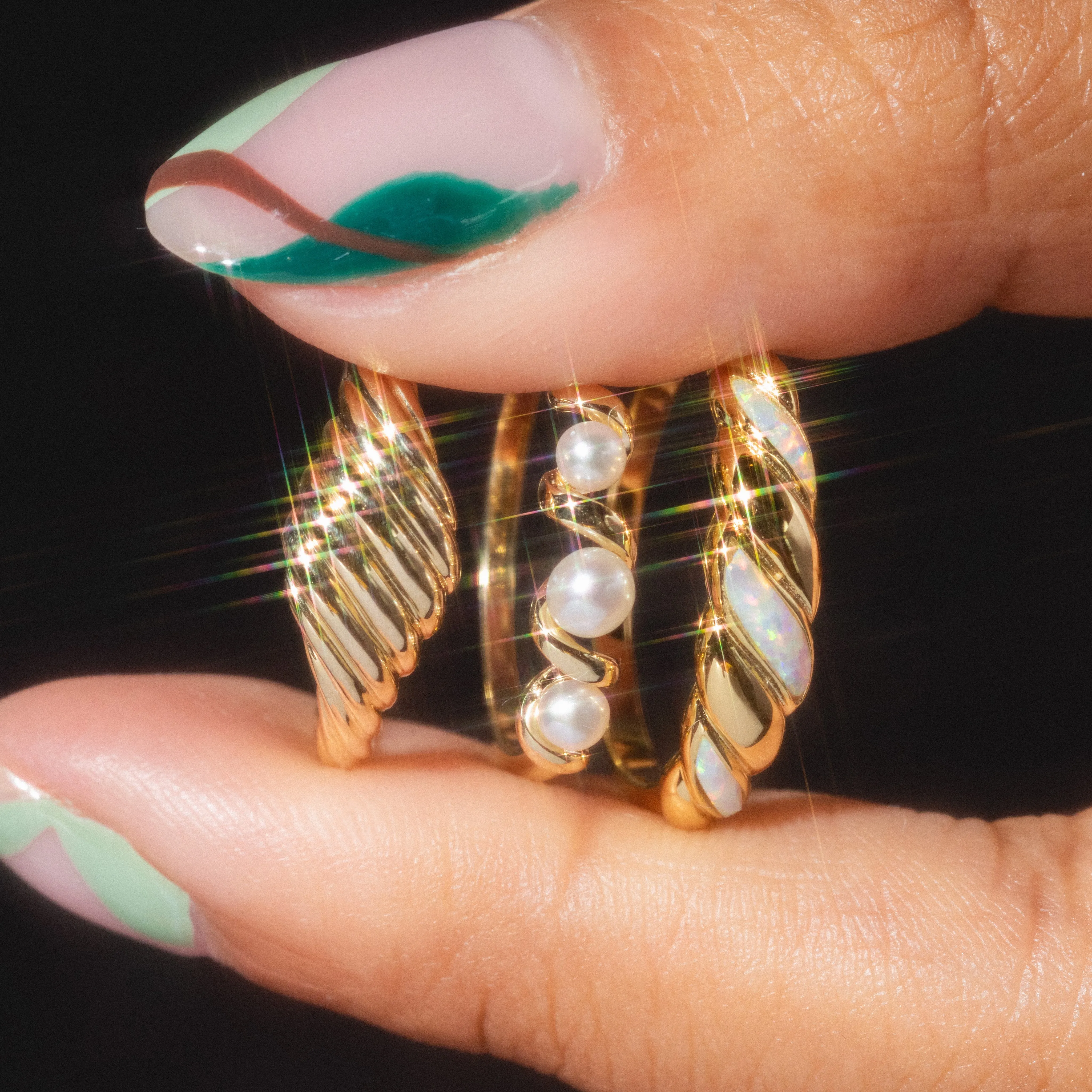 Classic Opal Inlay Ring