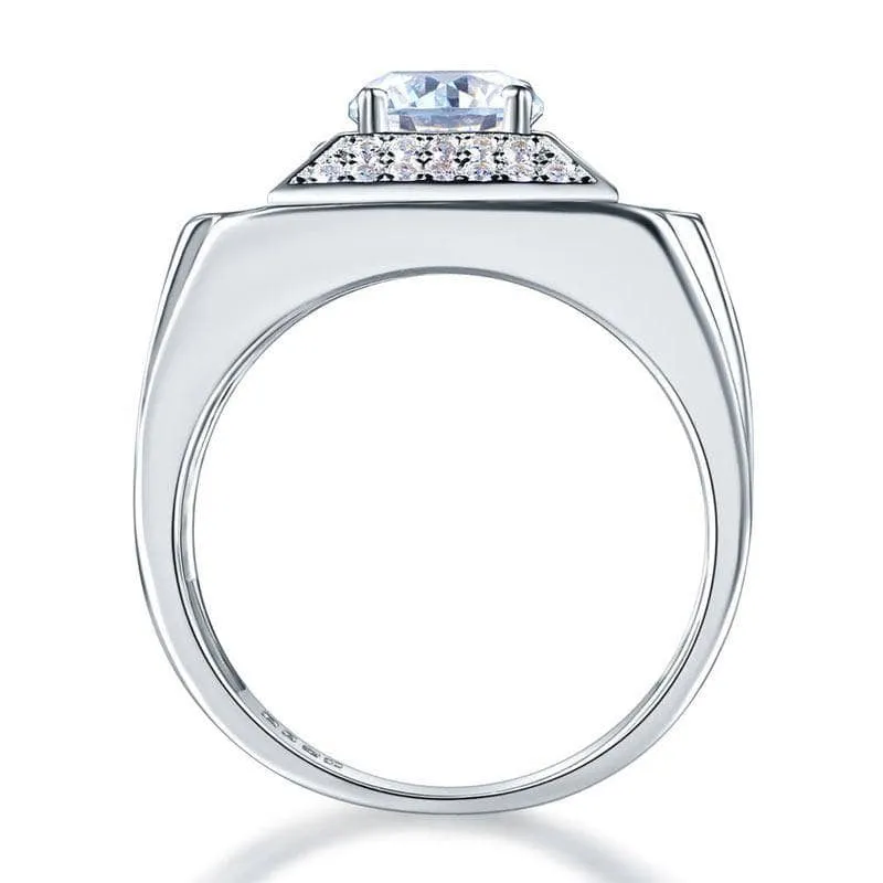 Created Diamond Men's Wedding Band Ring 1 Carat