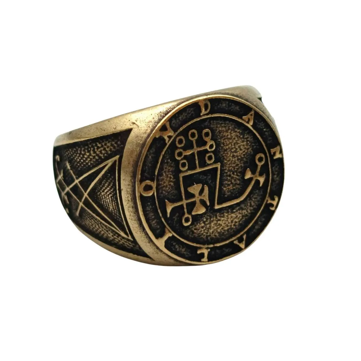 Dantalion sigil ring from bronze