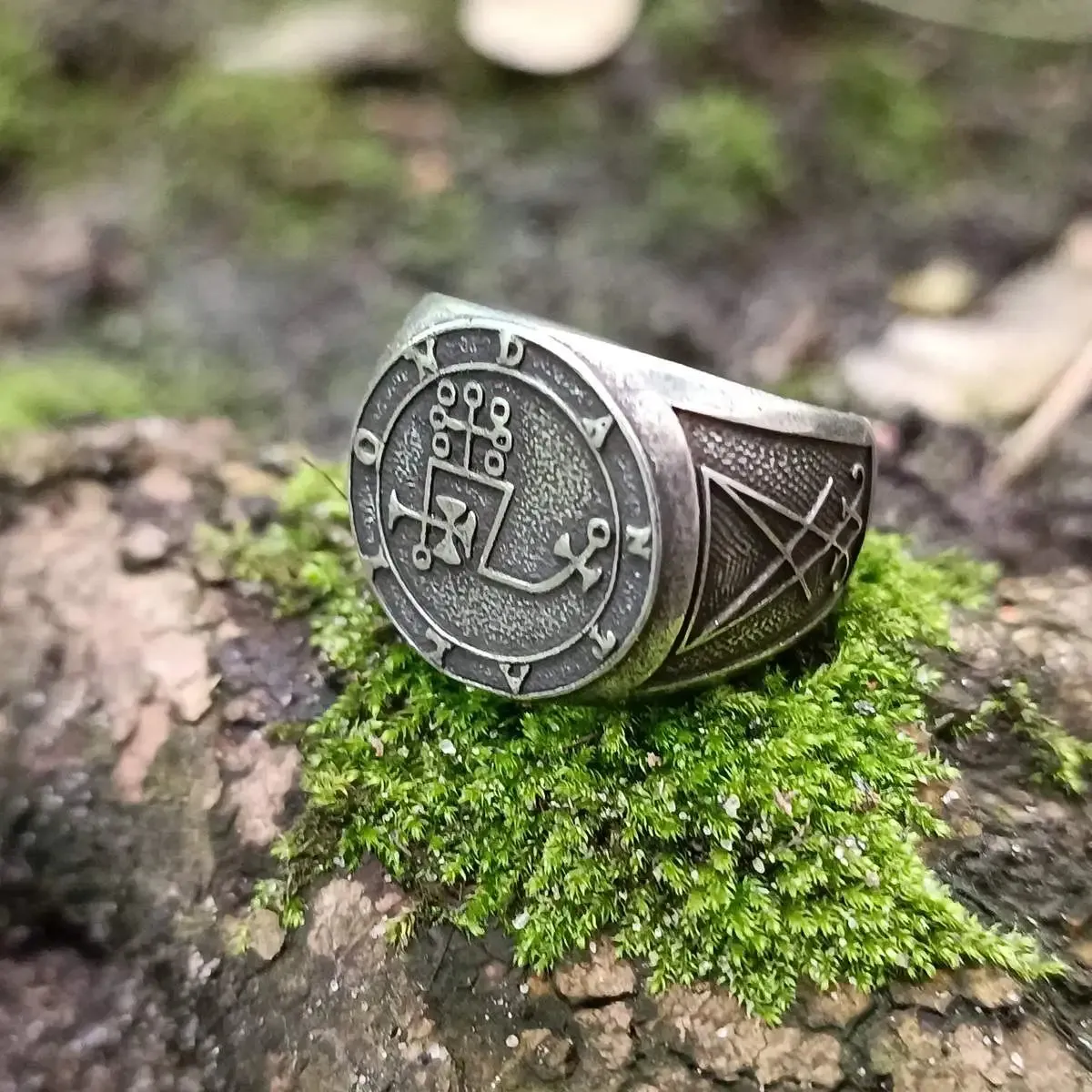 Dantalion sigil ring from bronze