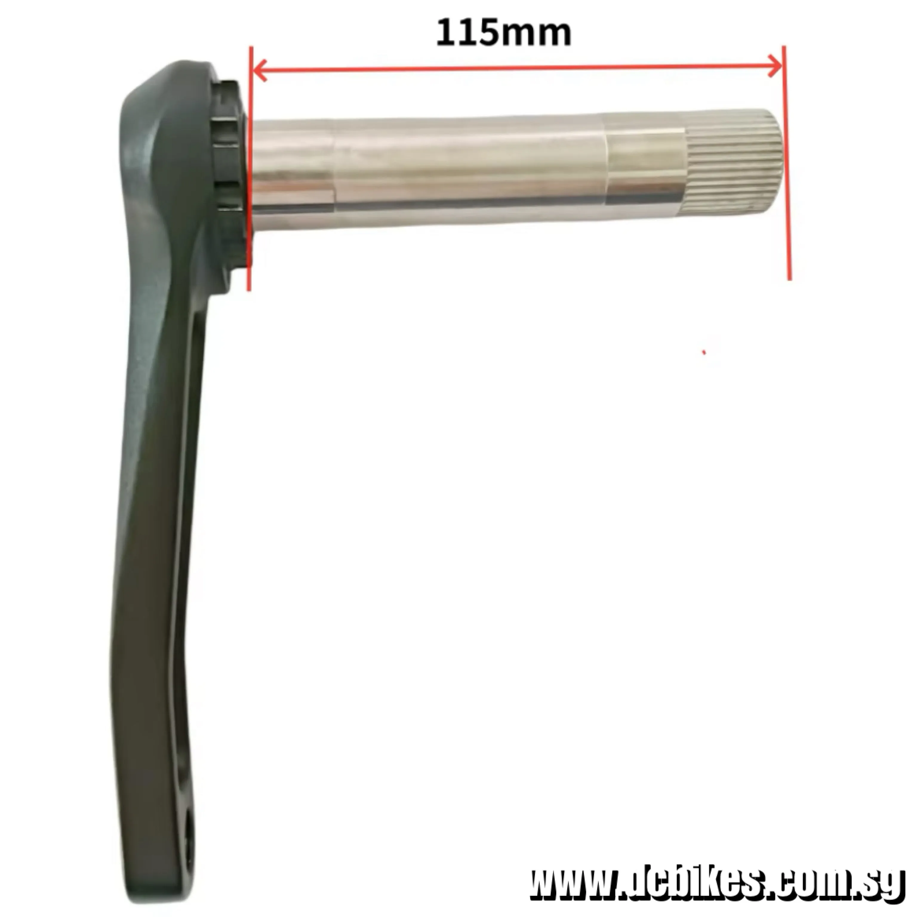 Dcbikes Cute Short Kids Teenage Adults Direct Mount 3 Bolts 24mm Single Speed Bicycle MTB Crank Arms 125mm | 145mm | 165mm