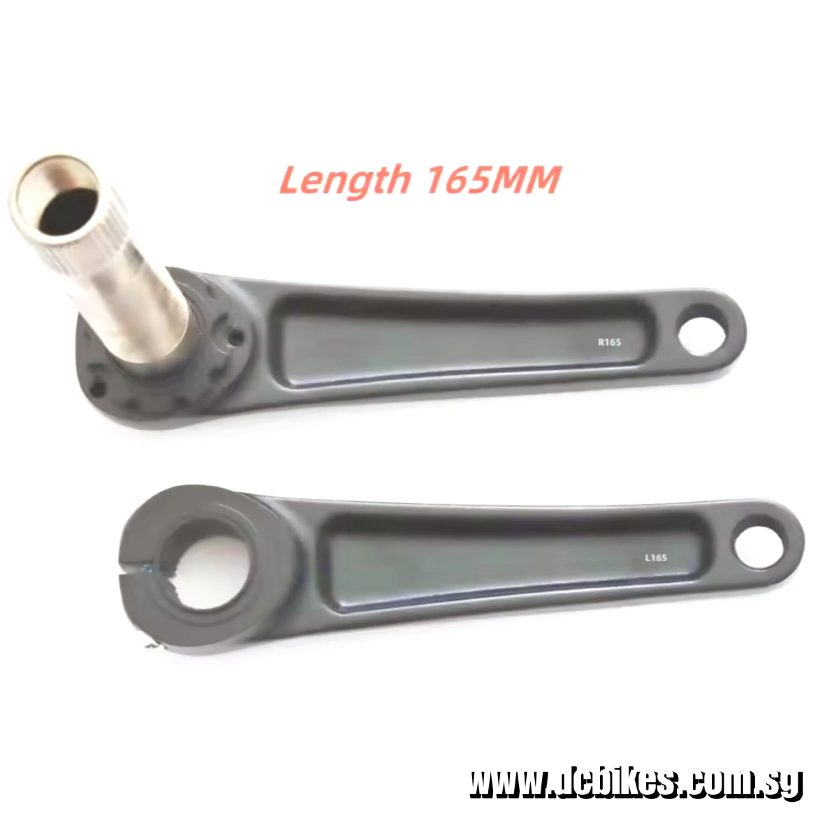 Dcbikes Cute Short Kids Teenage Adults Direct Mount 3 Bolts 24mm Single Speed Bicycle MTB Crank Arms 125mm | 145mm | 165mm