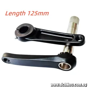 Dcbikes Cute Short Kids Teenage Adults Direct Mount 3 Bolts 24mm Single Speed Bicycle MTB Crank Arms 125mm | 145mm | 165mm