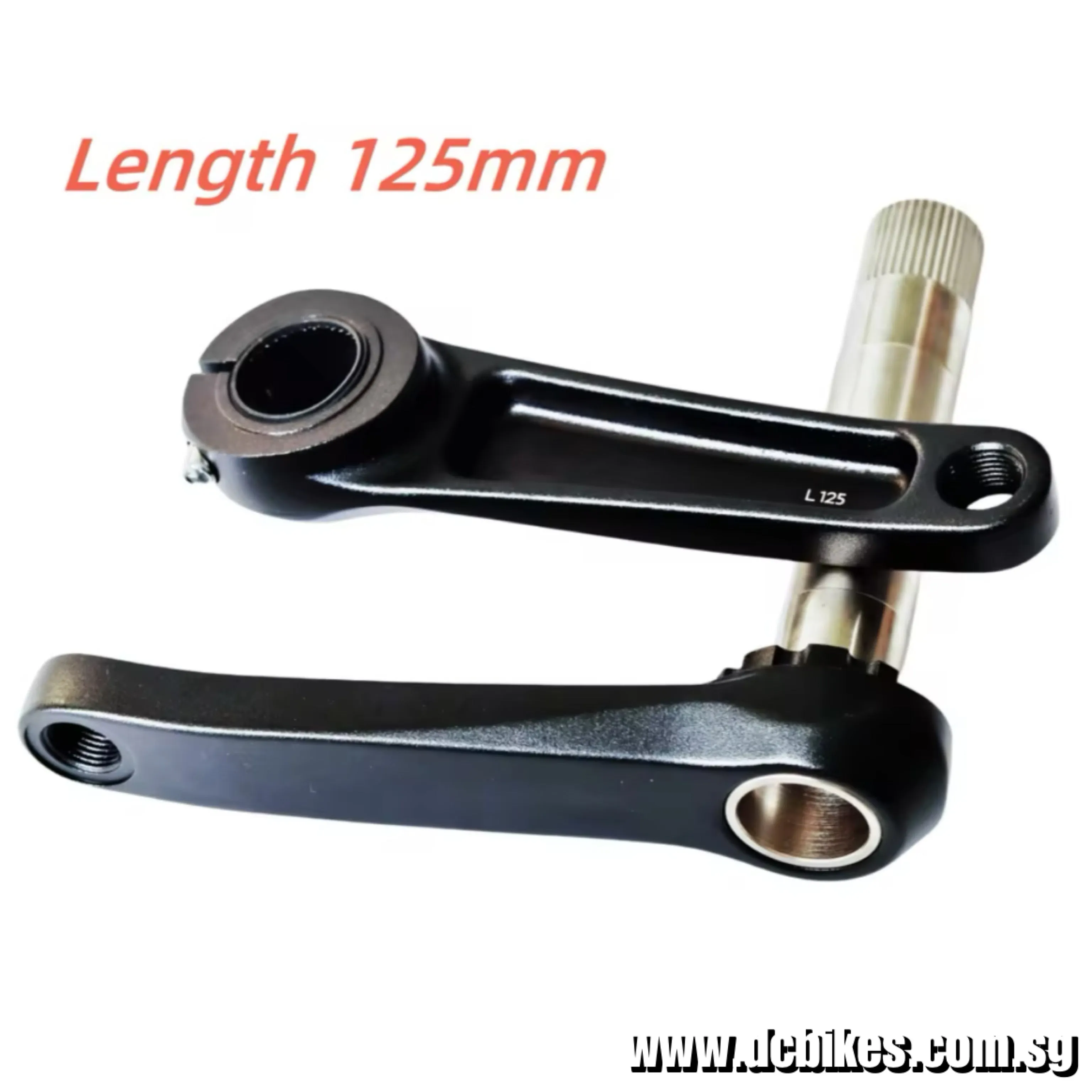 Dcbikes Cute Short Kids Teenage Adults Direct Mount 3 Bolts 24mm Single Speed Bicycle MTB Crank Arms 125mm | 145mm | 165mm