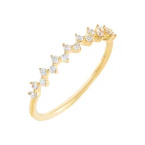 Diamond Scattered Ring 14K