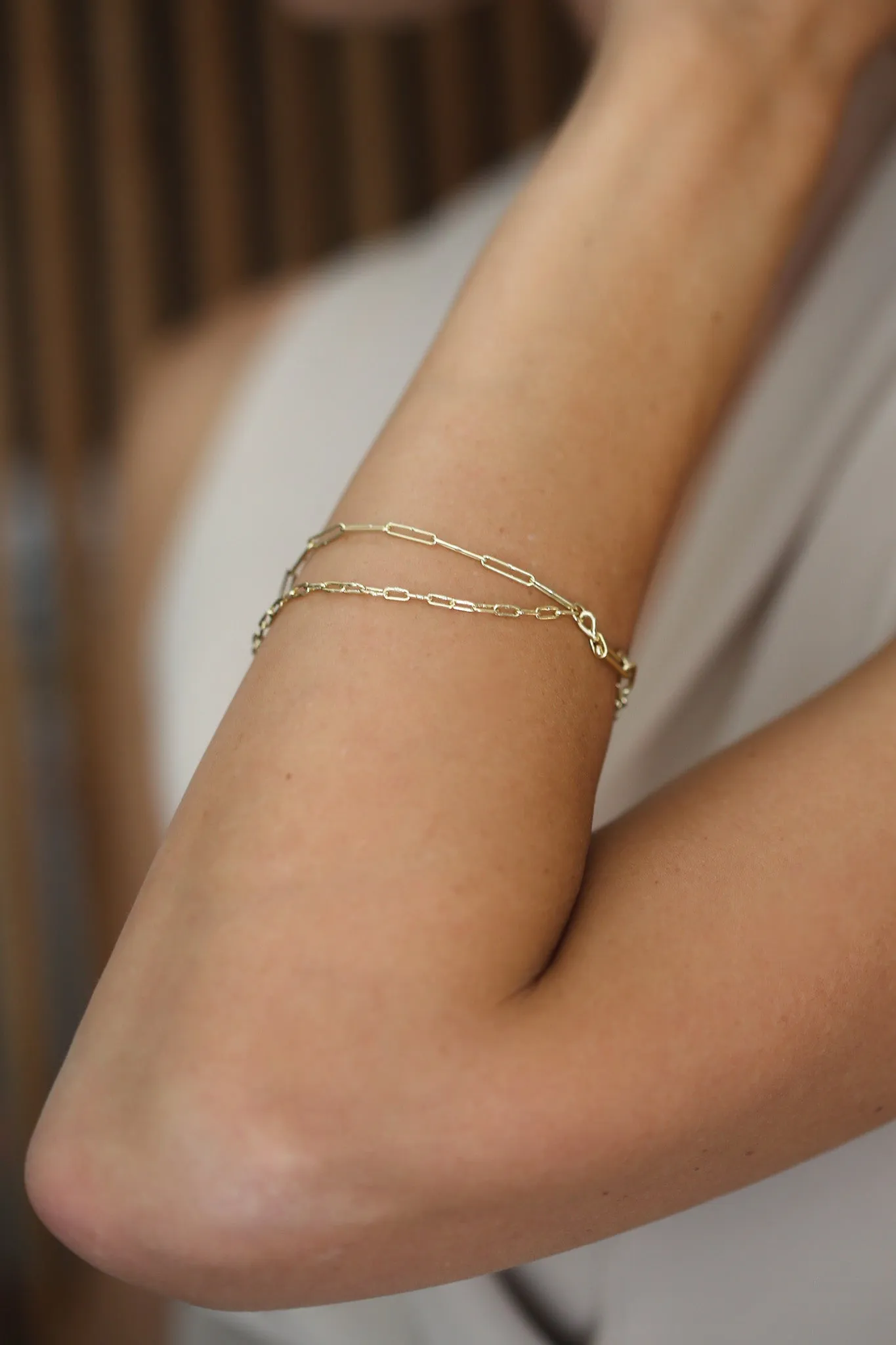 Double Strand Silk Link Bracelet