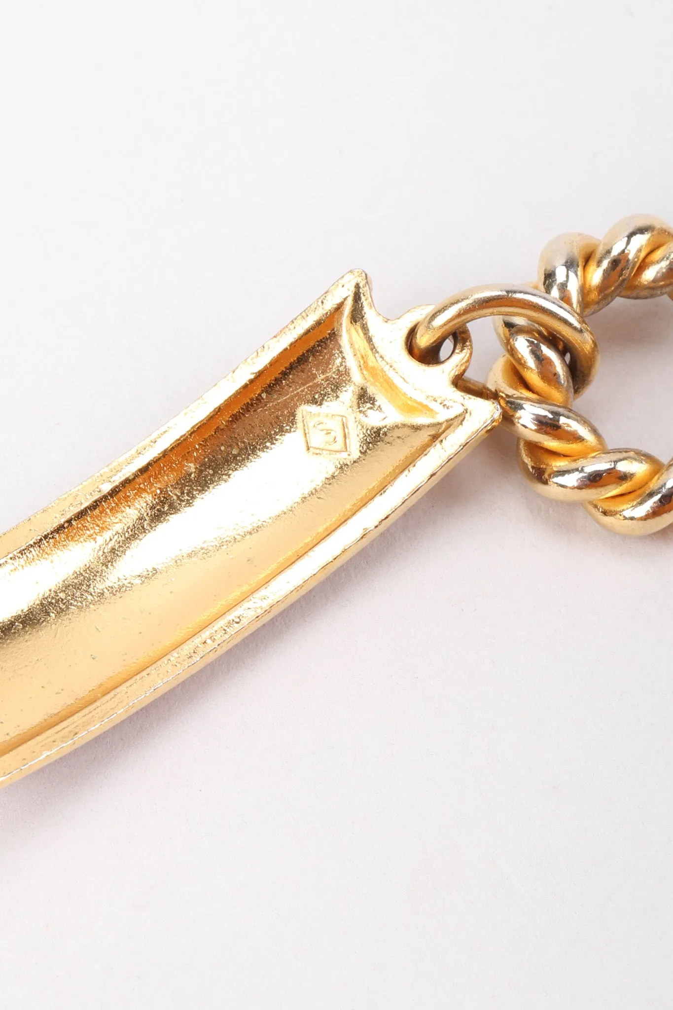Enamel GG Logo Chain Belt