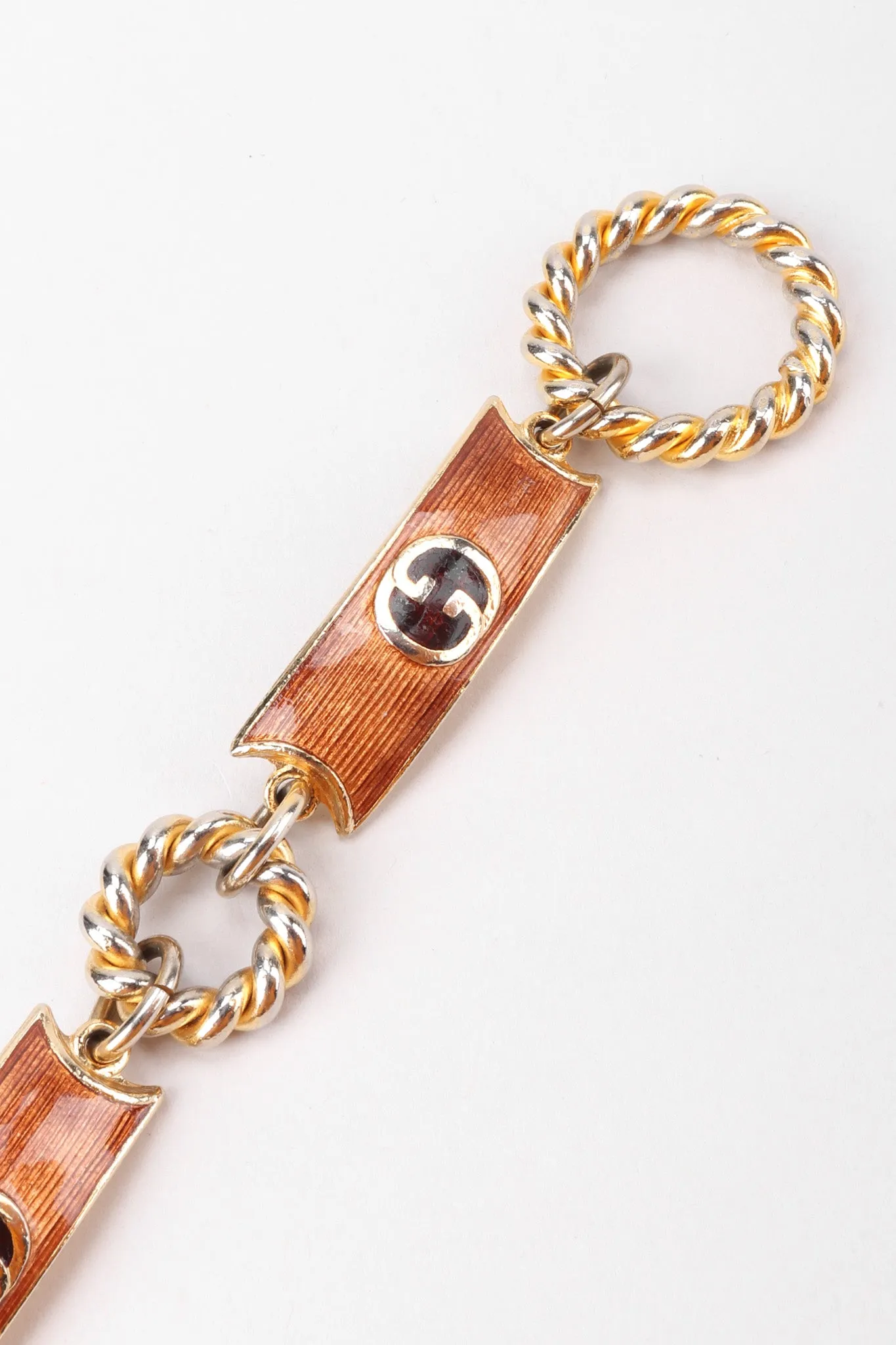 Enamel GG Logo Chain Belt