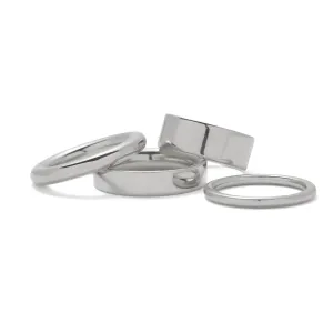 Essential Ring Set in Silver