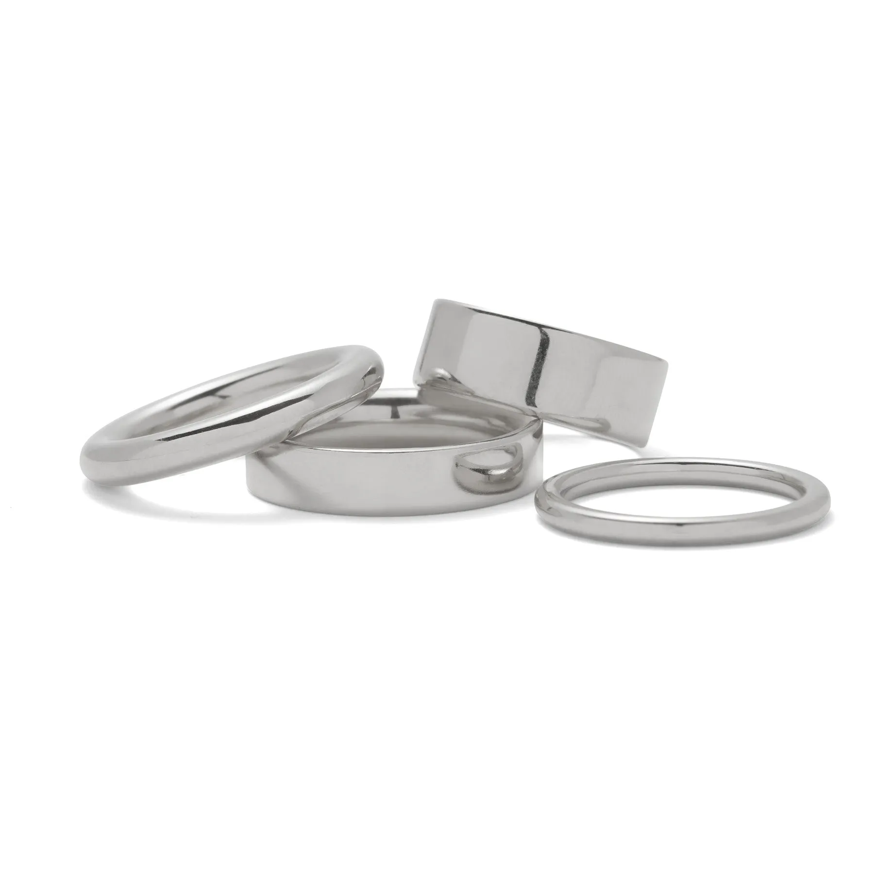Essential Ring Set in Silver