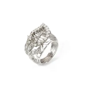 Estate Platinum Diamond Ring
