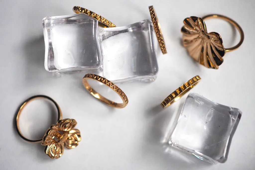 Geometric Stack Rings Set 1 - X and V Ring