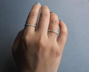 Geometric Stack Rings Set 1 - X and V Ring