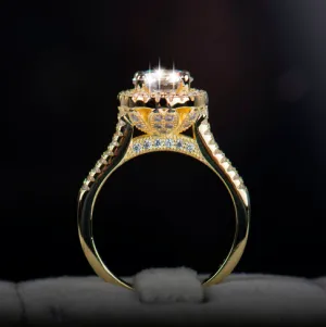 Gold Plated Bronze Ring