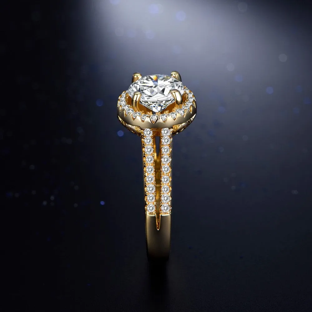 Gold Plated Bronze Ring