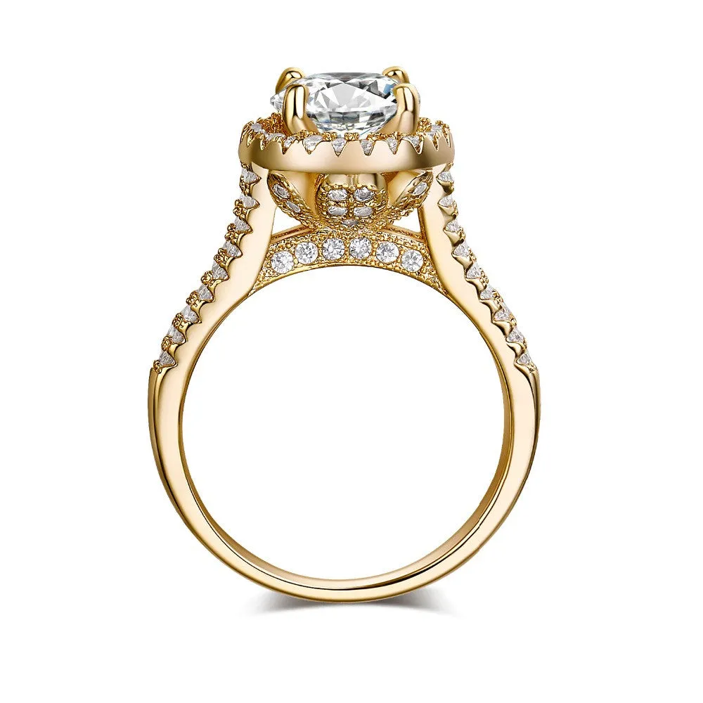 Gold Plated Bronze Ring
