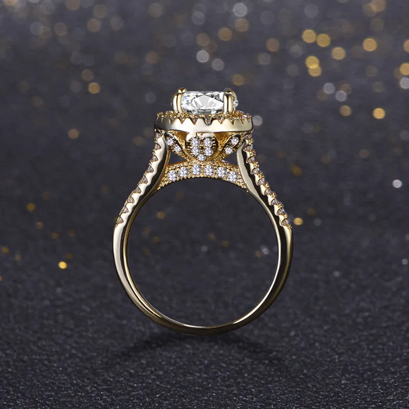 Gold Plated Bronze Ring