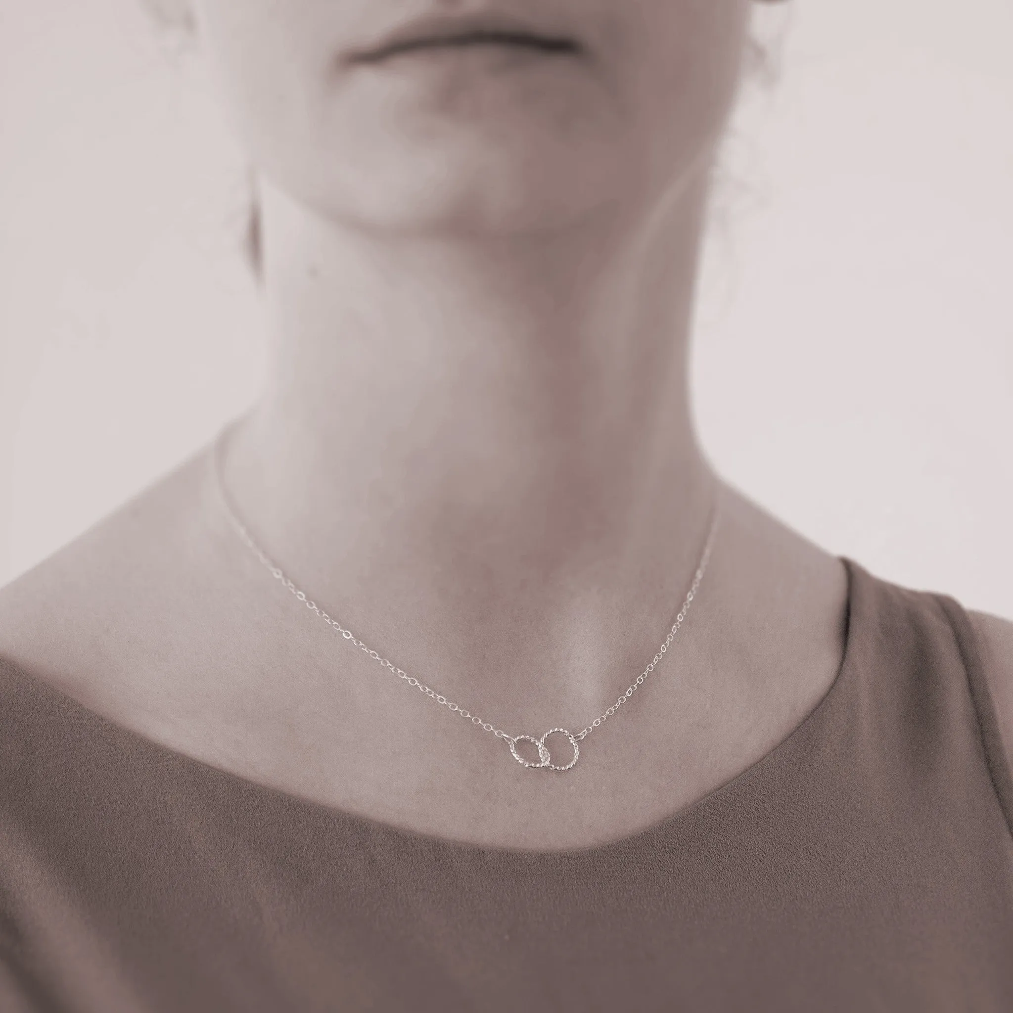 Graduation Gifts | Friends Gifts | Two Best Friends Sterling Silver Necklace - Personalized