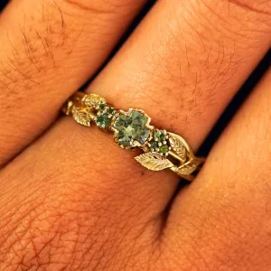 Green Sapphires Ring