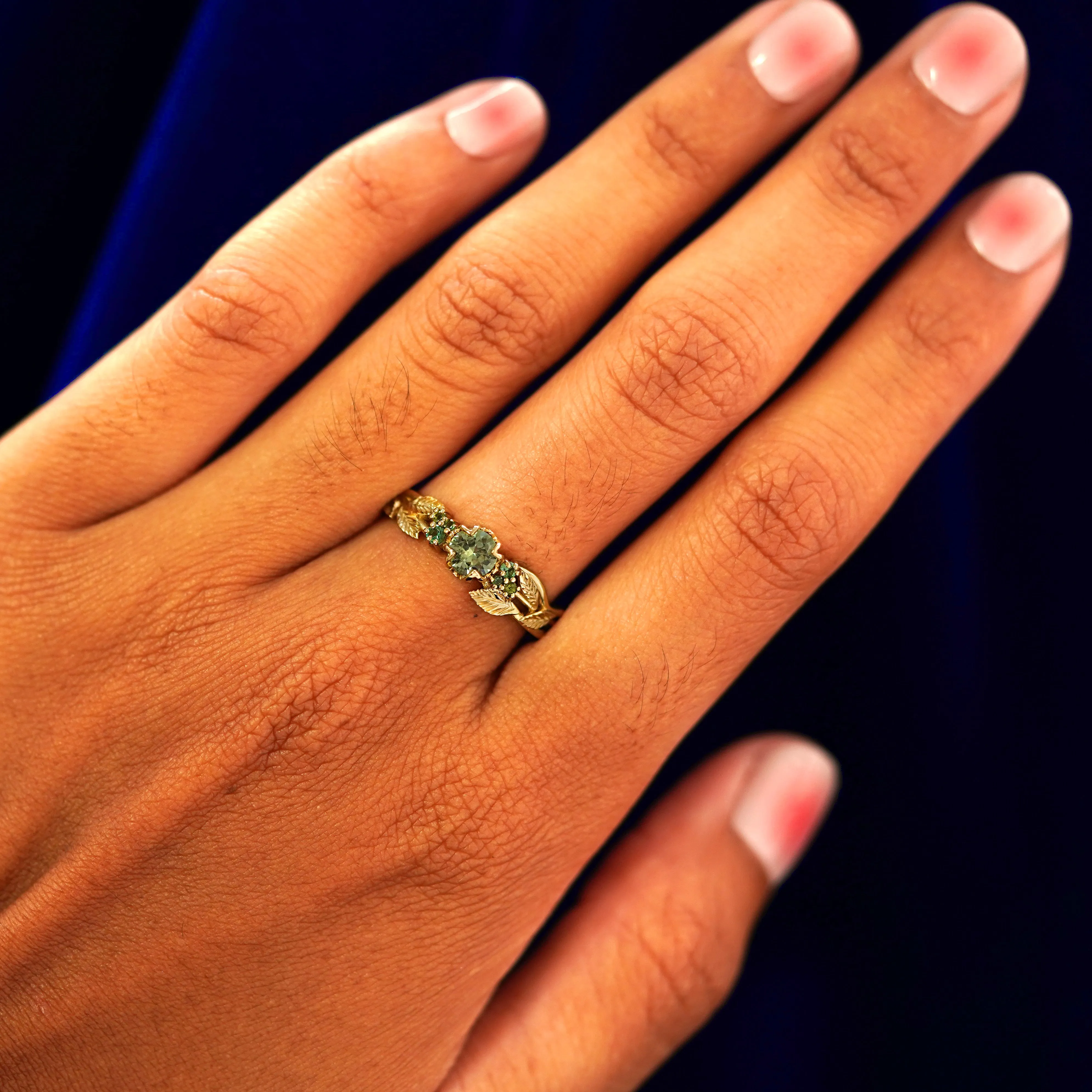 Green Sapphires Ring