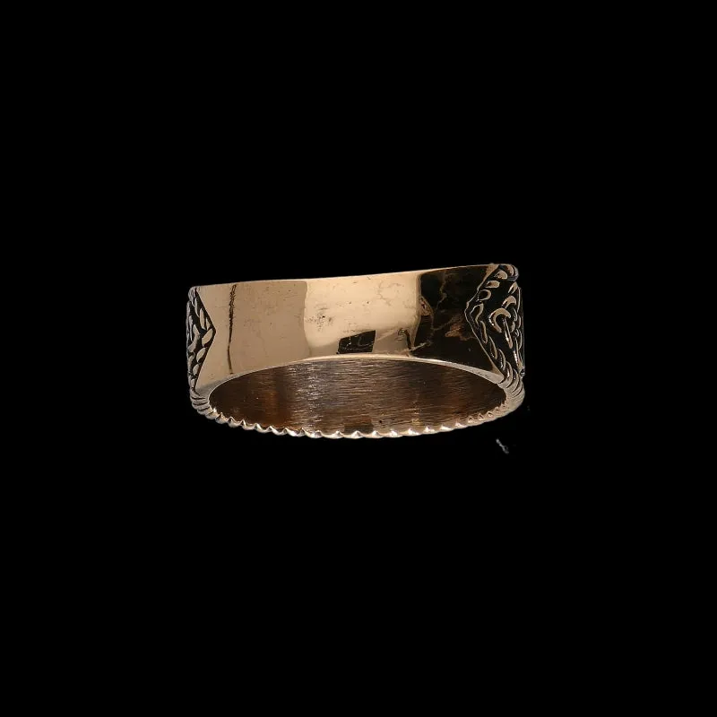 Hail Odin Valknut Bronze Ring