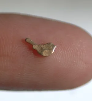 Hammered Most Tiny Metal Bird Mini Blanks