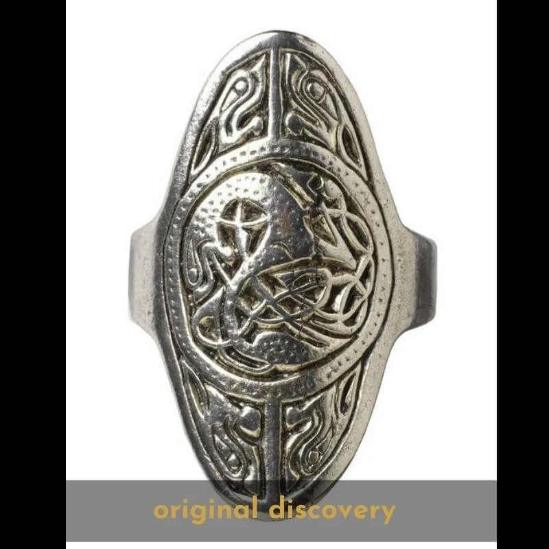 Handcrafted Anglo-Saxon Ring of Thames Bronze