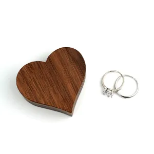 Heart Ring Box - Engagement Wood Box