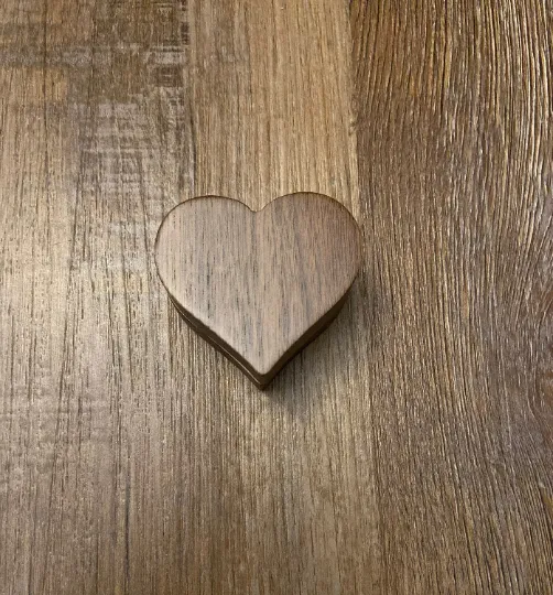 Heart Ring Box - Engagement Wood Box