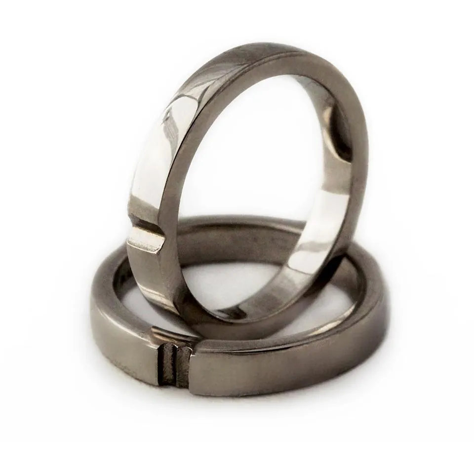 Heart Wedding ring set in Platinum