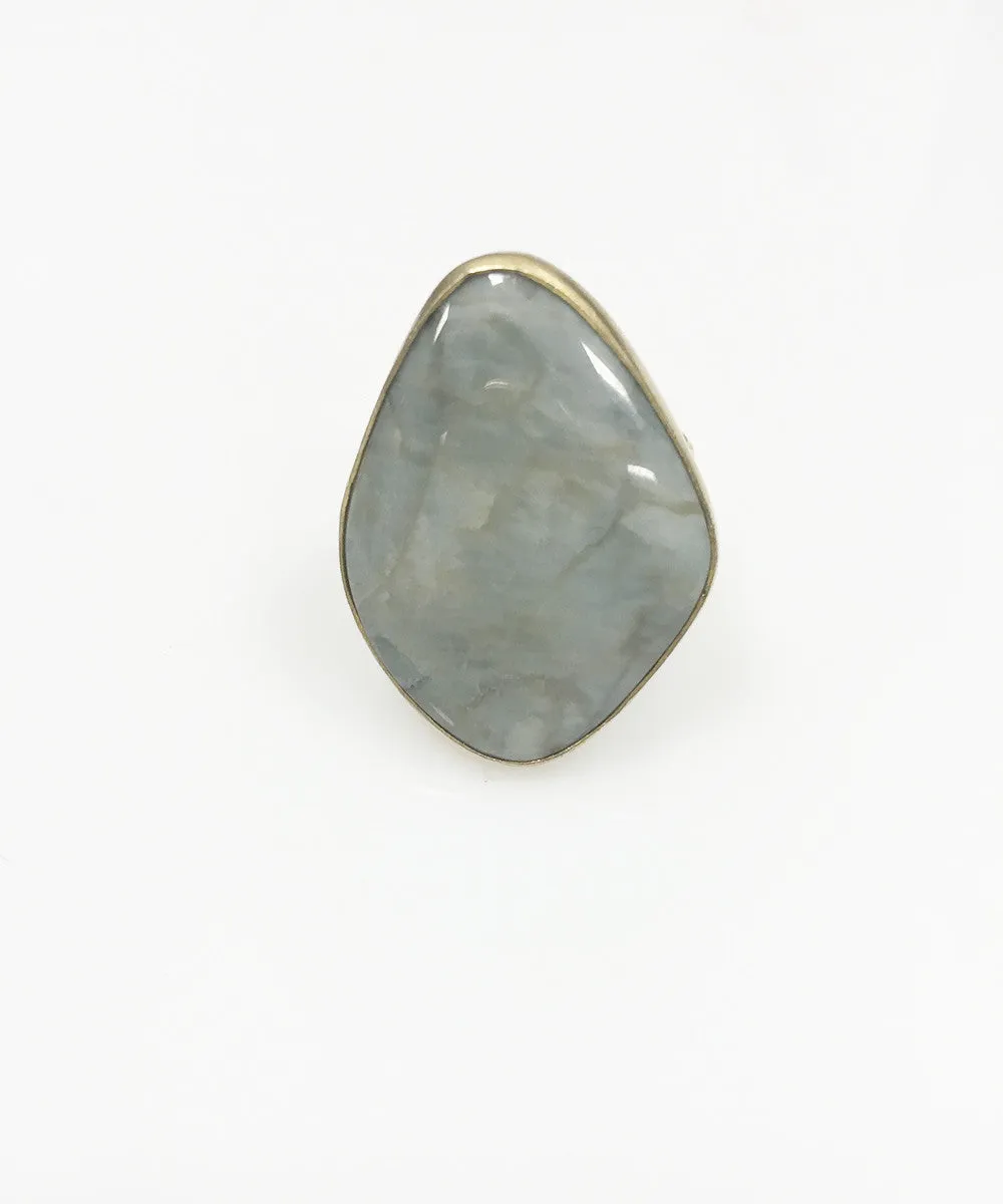 Heather Benjamin | Handmade Grey Tigers Eye Ring