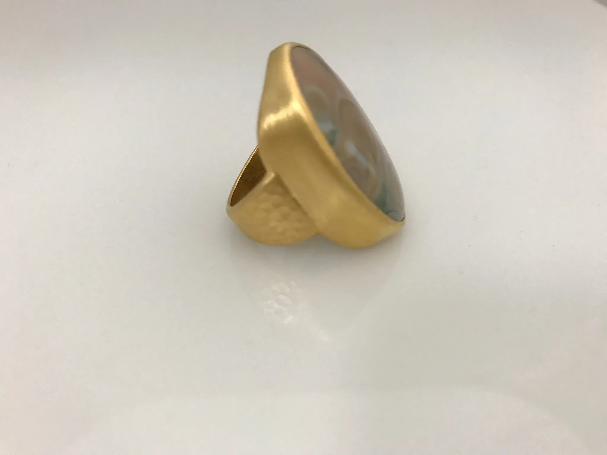 Heather Benjamin | Handmade Ocean Jasper Oval Ring