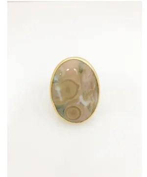 Heather Benjamin | Handmade Ocean Jasper Oval Ring