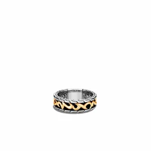 John Hardy Two-Tone Chain Keris Dagger Ring